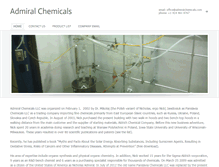 Tablet Screenshot of admiralchemicals.com